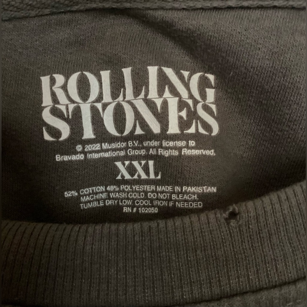 Women’s Rolling Stones 2022 Graphic Sweatshirt XXL - Picture 7 of 7